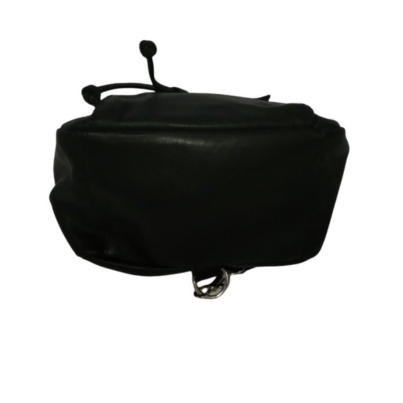 Y2K St Johns Bay Mini Backpack Black Leather Purse Shoulder Bag - Picture 9 of 14